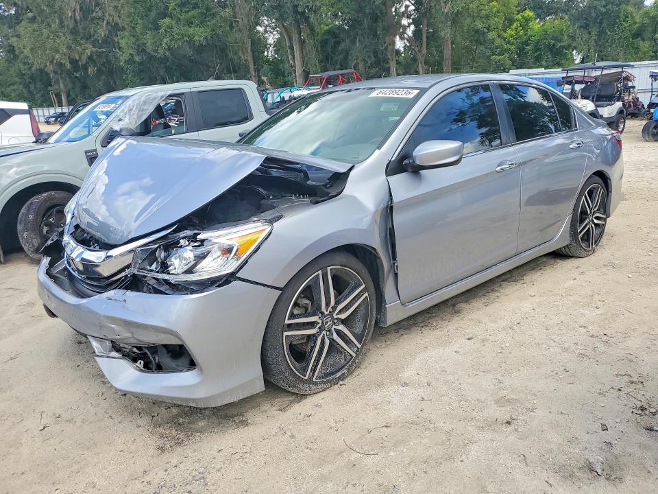 2017 Honda Accord მანქანა იყიდება აუქციონზე, vin: 1HGCR2F12HA058343, აუქციონის ნომერი: 64289236