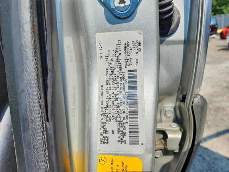 Aukcja sprzedaży 2002 Lexus Rx, vin: JTJHF10U820243078, numer aukcji: 64231096