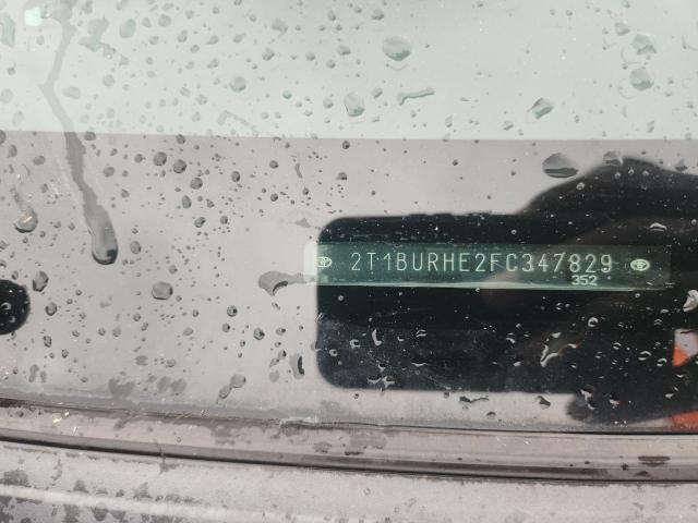 2015 Toyota Corolla მანქანა იყიდება აუქციონზე, vin: 2T1BURHE2FC347829, აუქციონის ნომერი: 63873646