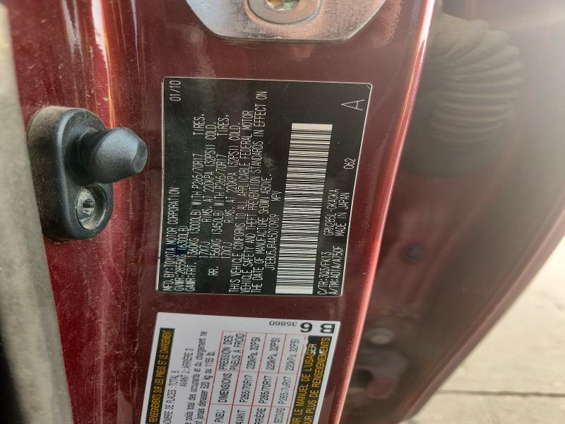 Aukcja sprzedaży 2010 Toyota 4runner, vin: JTEBU5JR4A5010909, numer aukcji: 64128876