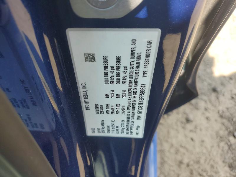 Aukcja sprzedaży 2023 Tesla Model 3, vin: 5YJ3E1EB2PF599347, numer aukcji: 63530906
