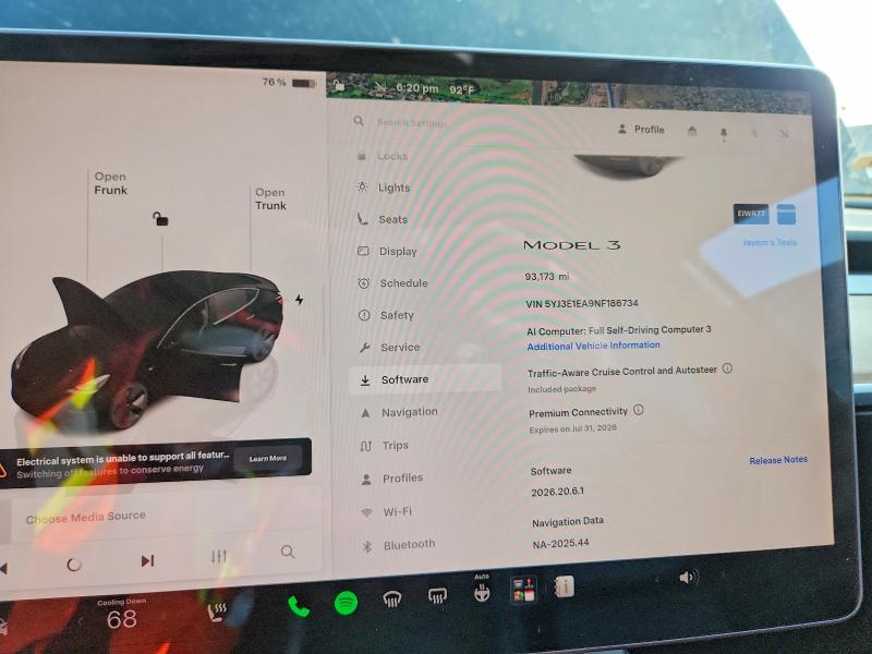 Aukcja sprzedaży 2022 Tesla Model 3, vin: 5YJ3E1EA9NF186734, numer aukcji: 63896846