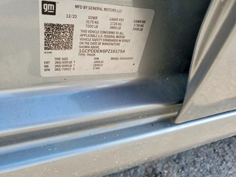 65166406 :رقم المزاد ، 1GCPDDEK6PZ161754 vin ، 2023 Chevrolet Silverado مزاد بيع
