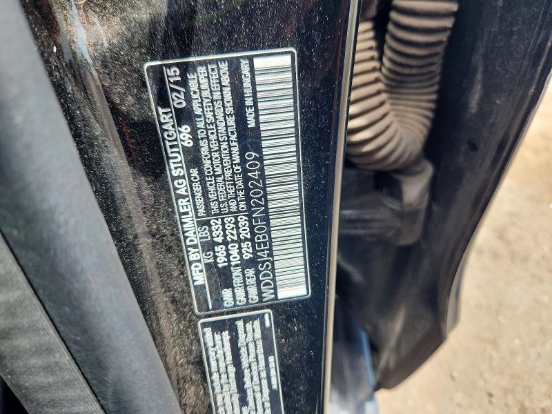 Aukcja sprzedaży 2015 Mercedes-benz Cla, vin: WDDSJ4EB0FN202409, numer aukcji: 66615176