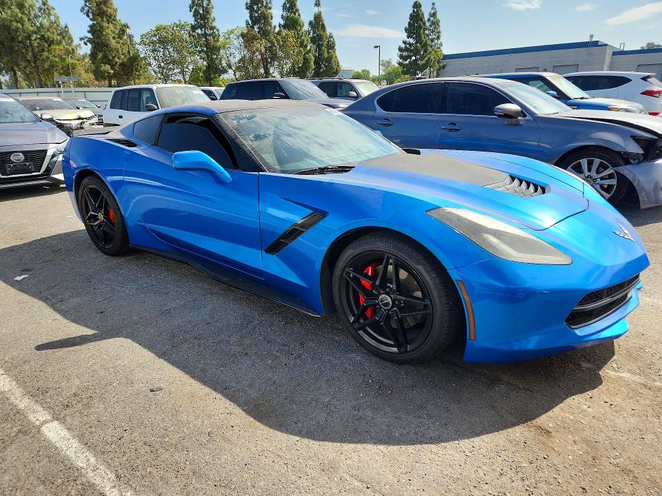 2014 Chevrolet Corvette მანქანა იყიდება აუქციონზე, vin: 1G1YF2D74E5124909, აუქციონის ნომერი: 64207896