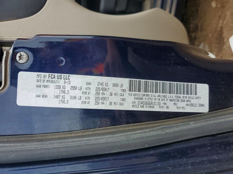 Продажа на аукционе авто 2016 Dodge Grand Caravan, vin: 2C4RDGBG6GR151133, номер лота: 66066266
