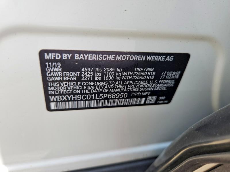 Aukcja sprzedaży 2020 Bmw X2, vin: WBXYH9C01L5P68950, numer aukcji: 67197456