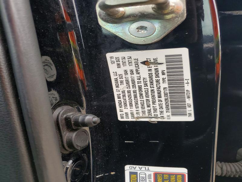 64146916 :رقم المزاد ، 7FARW2H28LE007179 vin ، 2020 Honda Cr-v مزاد بيع