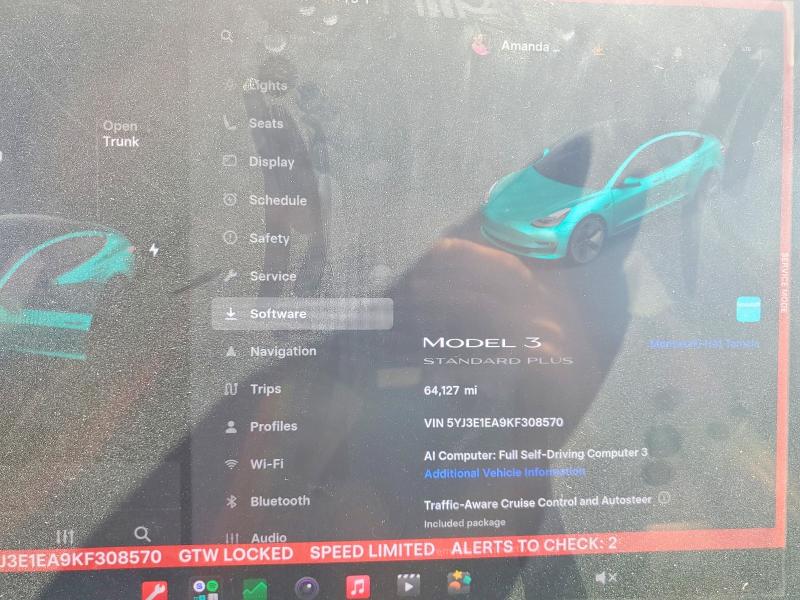 64767446 :رقم المزاد ، 5YJ3E1EA9KF308570 vin ، 2019 Tesla Model 3 مزاد بيع