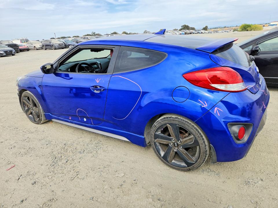2014 Hyundai Veloster მანქანა იყიდება აუქციონზე, vin: KMHTC6AE0EU202186, აუქციონის ნომერი: 66978166