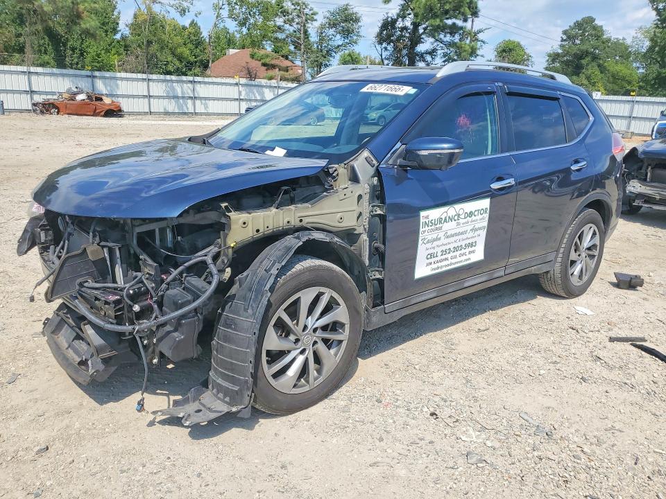 2015 Nissan Rogue მანქანა იყიდება აუქციონზე, vin: 5N1AT2MT7FC850982, აუქციონის ნომერი: 66271666