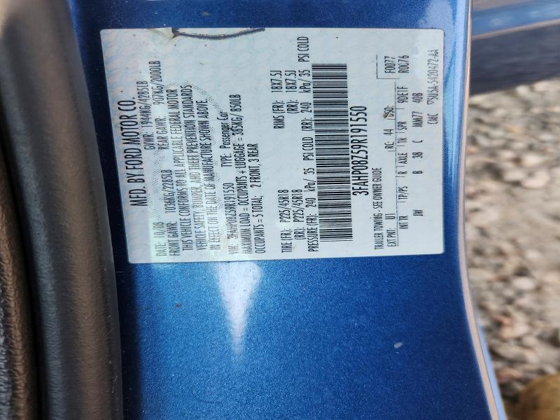 Продаж на аукціоні авто 2009 Ford Fusion, vin: 3FAHP08Z59R191550, номер лоту: 63196816