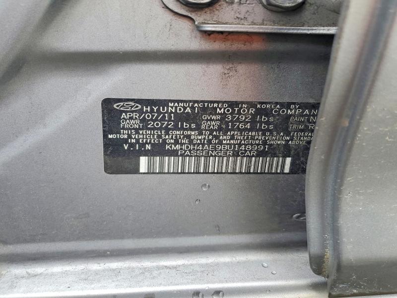 67124356 :رقم المزاد ، KMHDH4AE9BU148991 vin ، 2011 Hyundai Elantra مزاد بيع