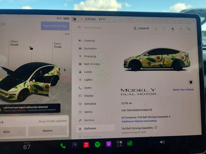 Продаж на аукціоні авто 2026 Tesla Model Y, vin: 7SAYGDEE5TA582175, номер лоту: 64678136