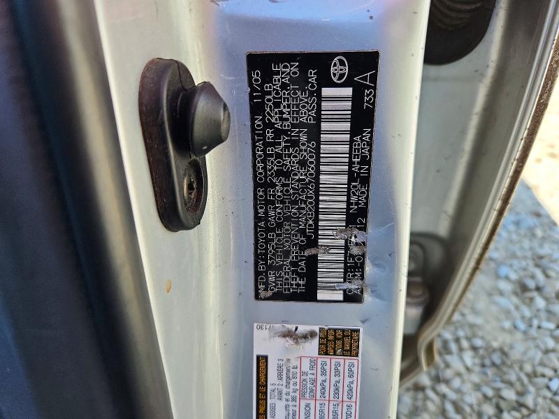 Продаж на аукціоні авто 2006 Toyota Prius, vin: JTDKB20UX67060076, номер лоту: 64192766