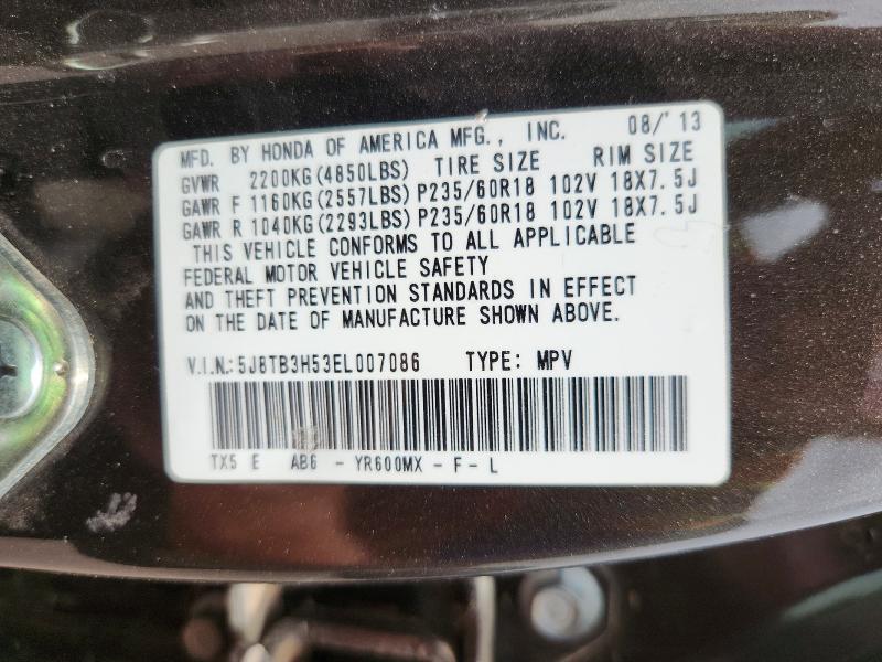 Aukcja sprzedaży 2014 Acura Rdx, vin: 5J8TB3H53EL007086, numer aukcji: 69422016