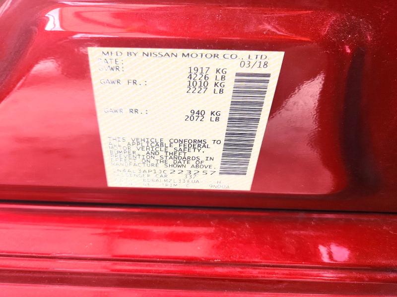 Продаж на аукціоні авто 2018 Nissan Altima, vin: 1N4AL3AP1JC223257, номер лоту: 63930686