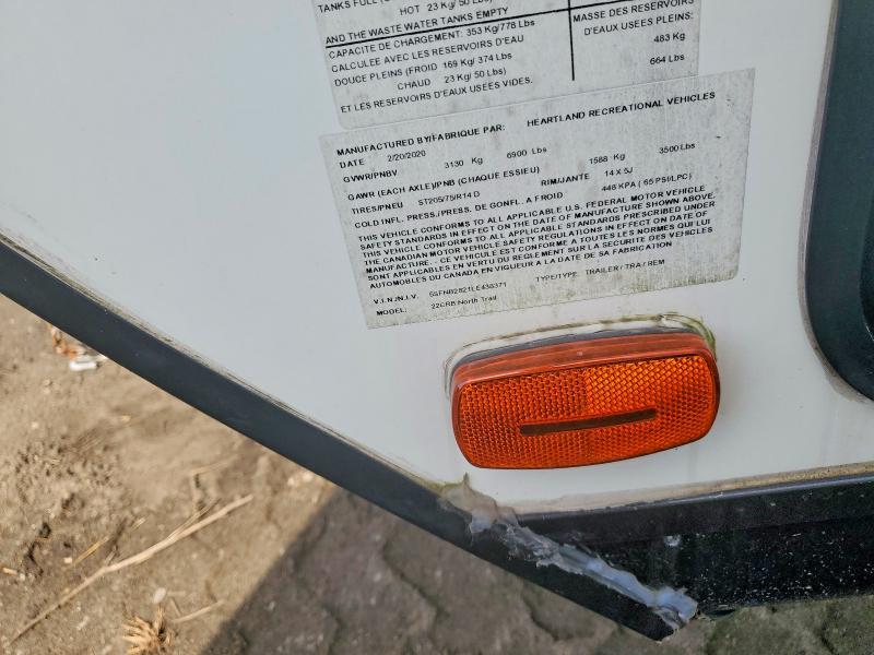 Продажа на аукционе авто 2020 Heartland North Trai, vin: 5SFNB2821LE438371, номер лота: 66931796