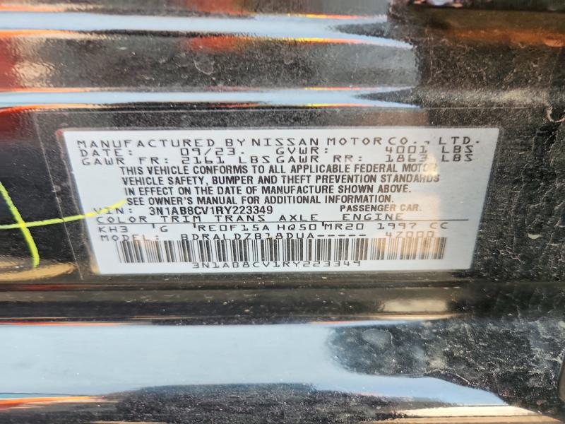 Aukcja sprzedaży 2024 Nissan Sentra, vin: 3N1AB8CV1RY223349, numer aukcji: 64504726
