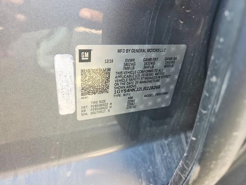 Продаж на аукціоні авто 2020 Cadillac Escalade, vin: 1GYS4HKJ2LR228268, номер лоту: 65848056