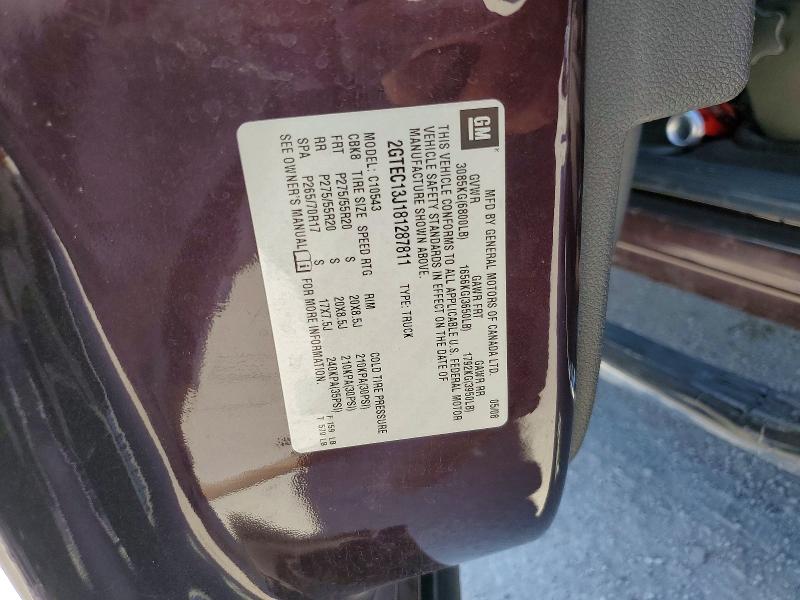Aukcja sprzedaży 2008 Gmc Sierra, vin: 2GTEC13J181287811, numer aukcji: 65553686