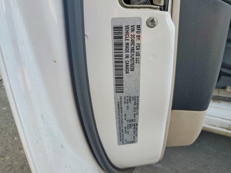 Aukcja sprzedaży 2020 Chrysler Pacifica, vin: 2C4RC1BG1LR275238, numer aukcji: 65695976
