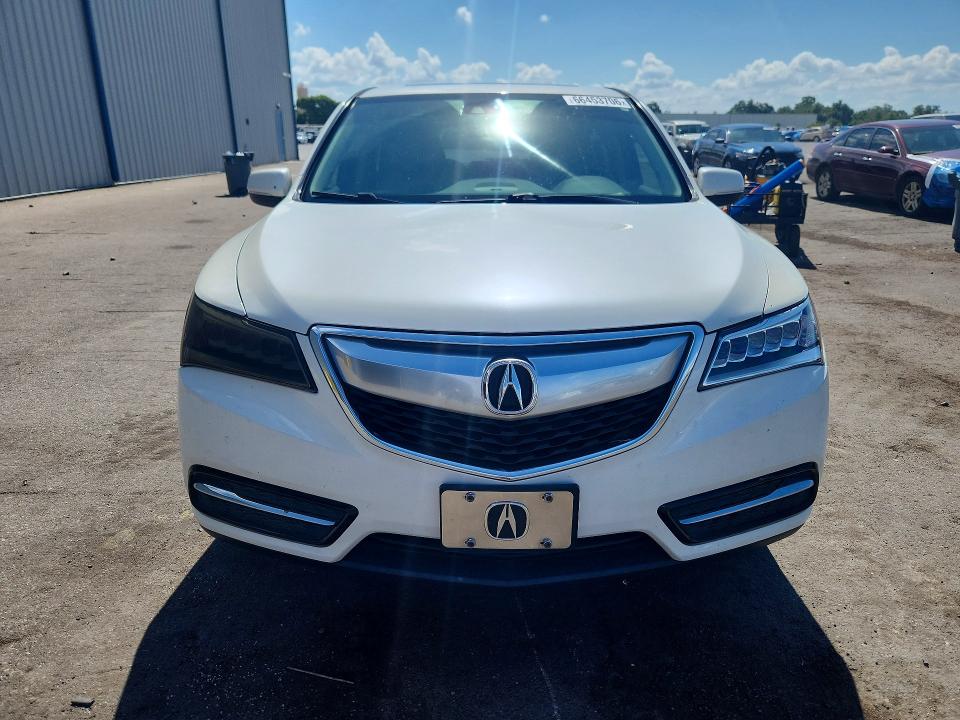 66453706 :رقم المزاد ، 5FRYD4H49FB010279 vin ، 2015 Acura Mdx مزاد بيع