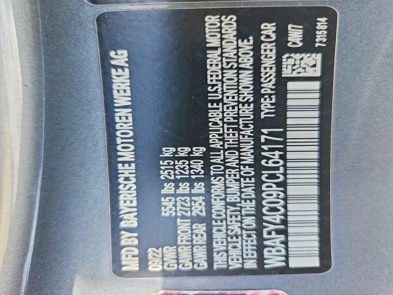 Продаж на аукціоні авто 2023 Bmw M850xi, vin: WBAFY4C09PCL64171, номер лоту: 63749226