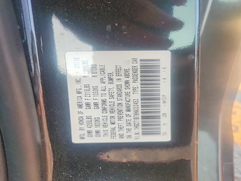 2017 Honda Accord მანქანა იყიდება აუქციონზე, vin: 1HGCT1B78HA000453, აუქციონის ნომერი: 65295936