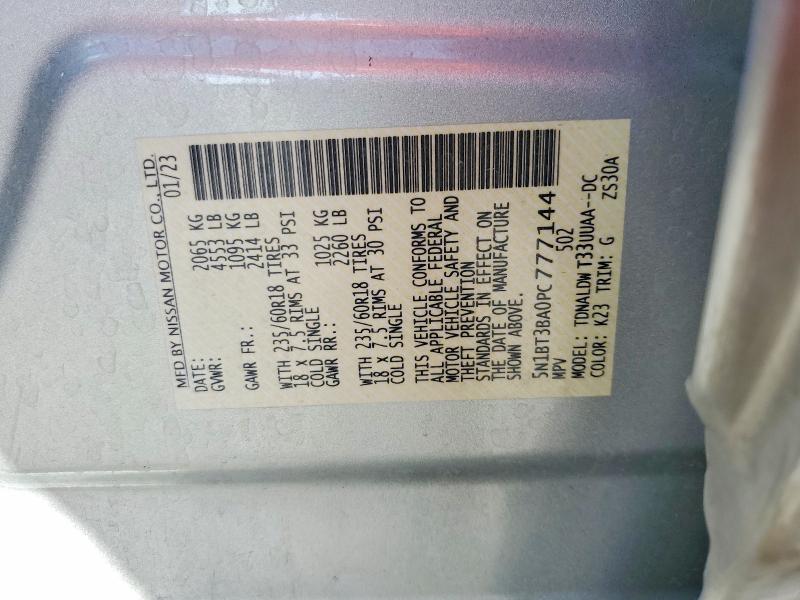 Продаж на аукціоні авто 2023 Nissan Rogue, vin: 5N1BT3BA0PC777144, номер лоту: 64782146