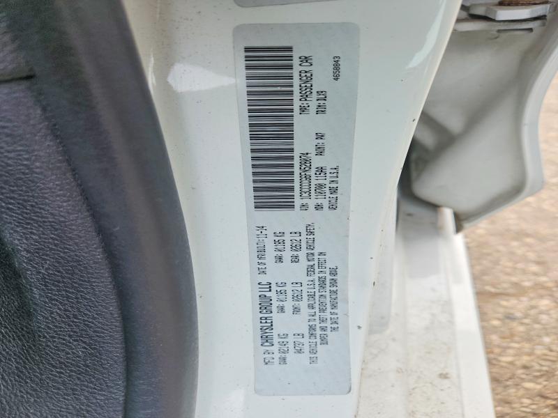 65463066 :رقم المزاد ، 1C3CCCCG6FN528074 vin ، 2015 Chrysler 200 مزاد بيع