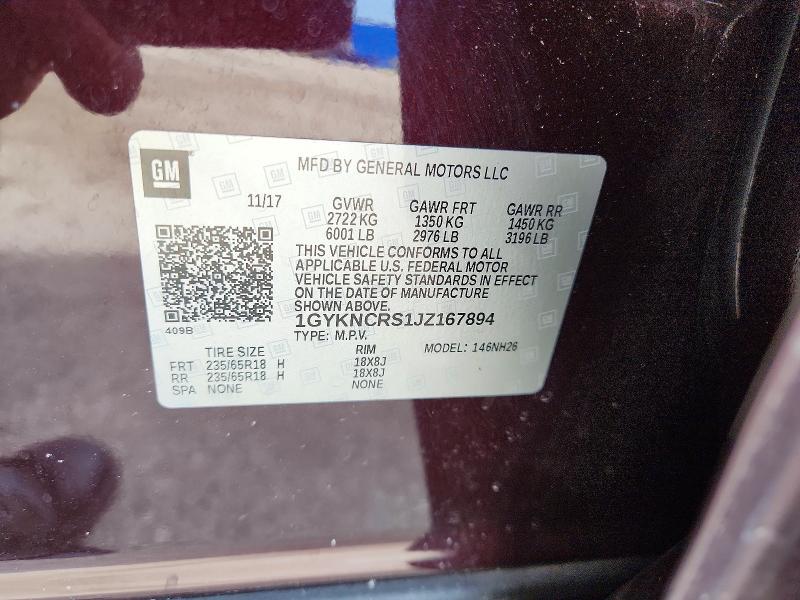 Продаж на аукціоні авто 2018 Cadillac Xt5, vin: 1GYKNCRS1JZ167894, номер лоту: 66226806