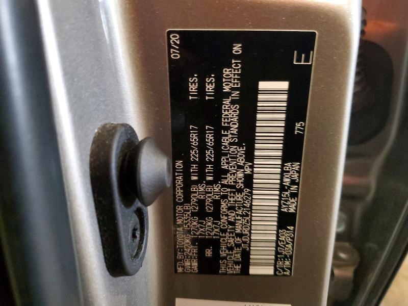 64662256 :رقم المزاد ، JTJDJRDZ5L2146279 vin ، 2020 Lexus Nx مزاد بيع