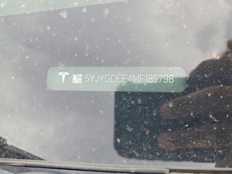 66228936 :رقم المزاد ، 5YJYGDEE4MF185798 vin ، 2021 Tesla Model Y مزاد بيع