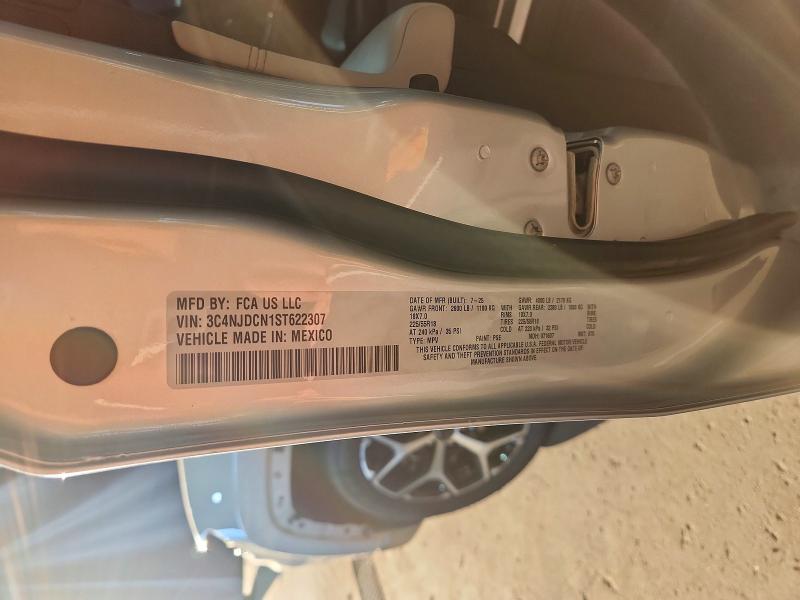 Продажа на аукционе авто 2025 Jeep Compass, vin: 3C4NJDCN1ST622307, номер лота: 65654606