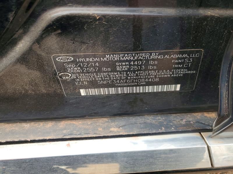 66146506 :رقم المزاد ، 5NPE34AF6FH084408 vin ، 2015 Hyundai Sonata مزاد بيع