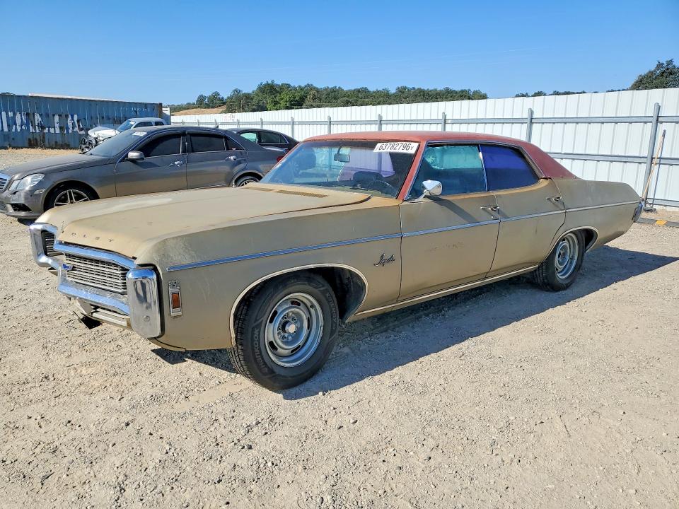 1969 Chevy Impala მანქანა იყიდება აუქციონზე, vin: 164399L013334, აუქციონის ნომერი: 63782796
