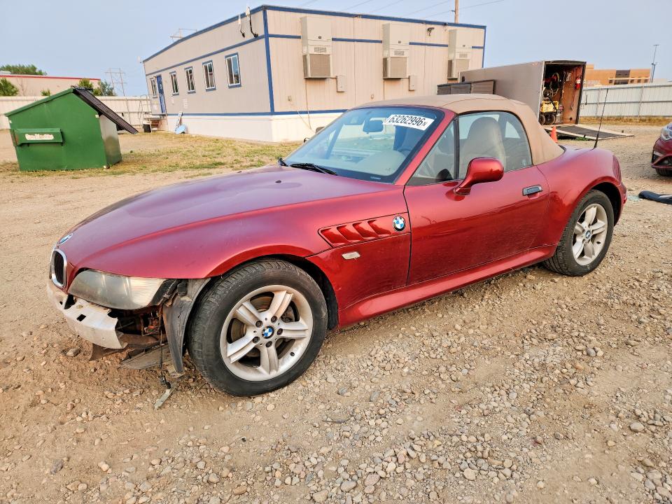 Продажа на аукционе авто 2001 Bmw Z3, vin: WBACN33451LM01555, номер лота: 63262996