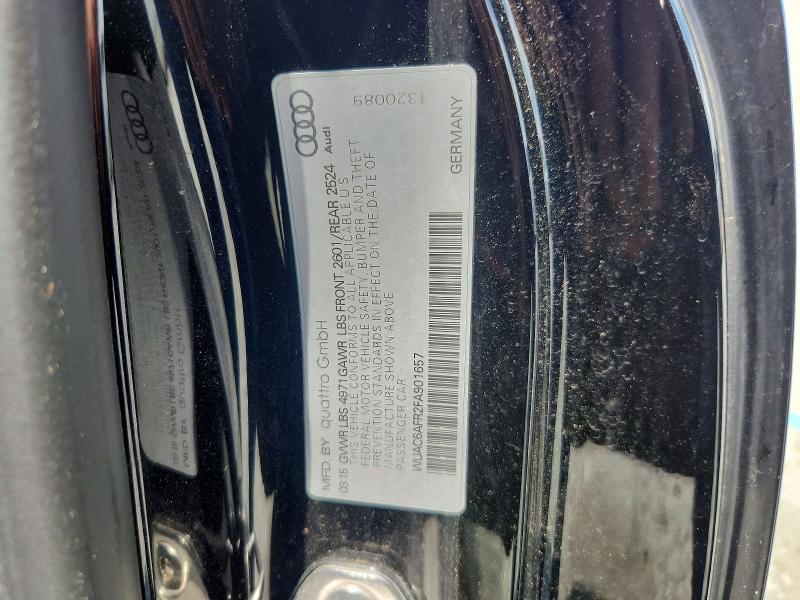 2015 Audi Rs5 მანქანა იყიდება აუქციონზე, vin: WUAC6AFR2FA901657, აუქციონის ნომერი: 63406246