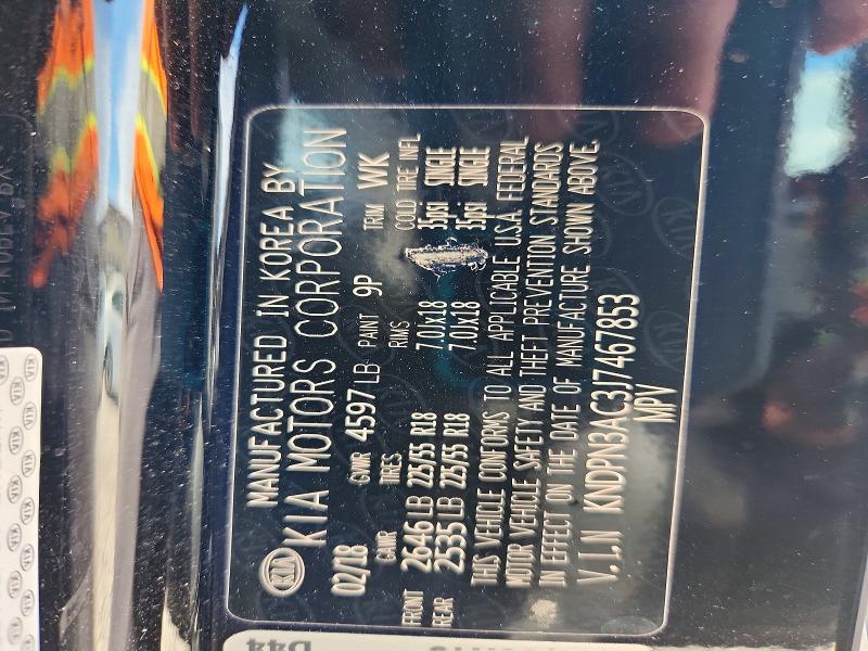 Aukcja sprzedaży 2018 Kia Sportage, vin: KNDPN3AC3J7467853, numer aukcji: 66560056