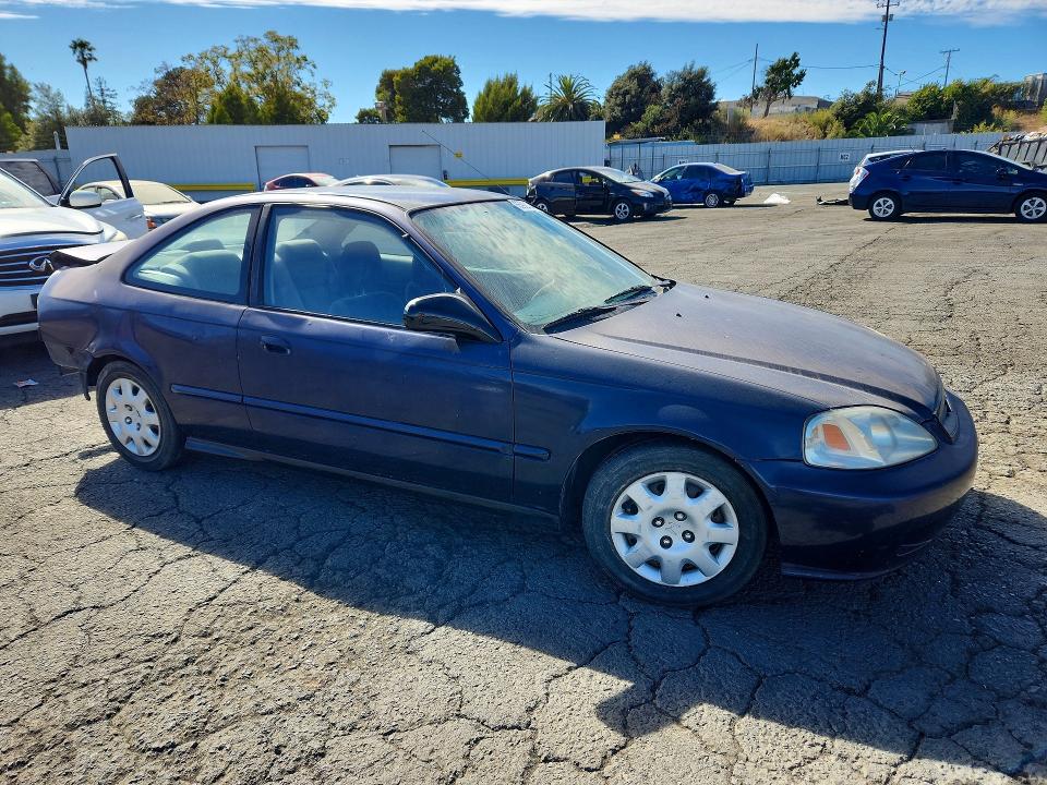 1999 Honda Civic მანქანა იყიდება აუქციონზე, vin: 1HGEJ6129XL057281, აუქციონის ნომერი: 65921346