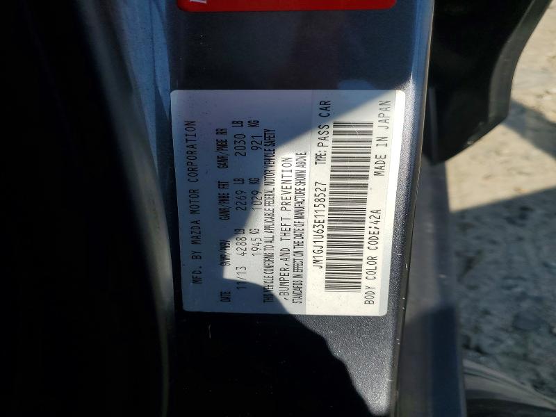 Продажа на аукционе авто 2014 Mazda 6, vin: JM1GJ1U63E1158527, номер лота: 66522466