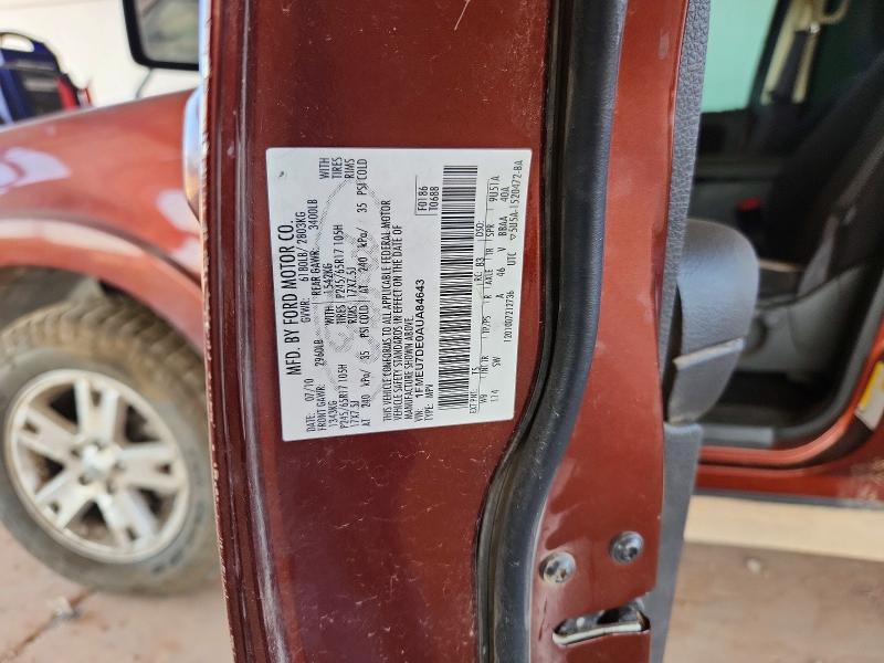 Продаж на аукціоні авто 2010 Ford Explorer, vin: 1FMEU7DE0AUA84643, номер лоту: 63557056
