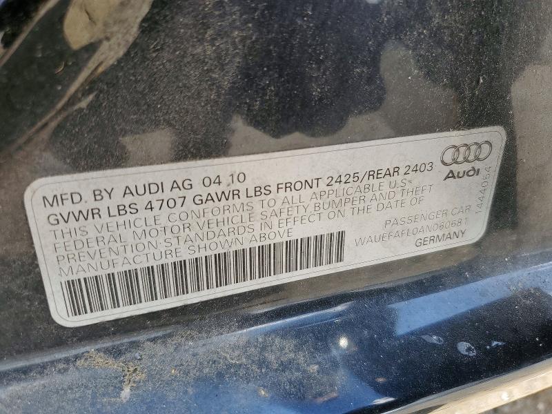 Продажа на аукционе авто 2012 Audi A4, vin: WAUEFAFL0AN060681, номер лота: 64344896