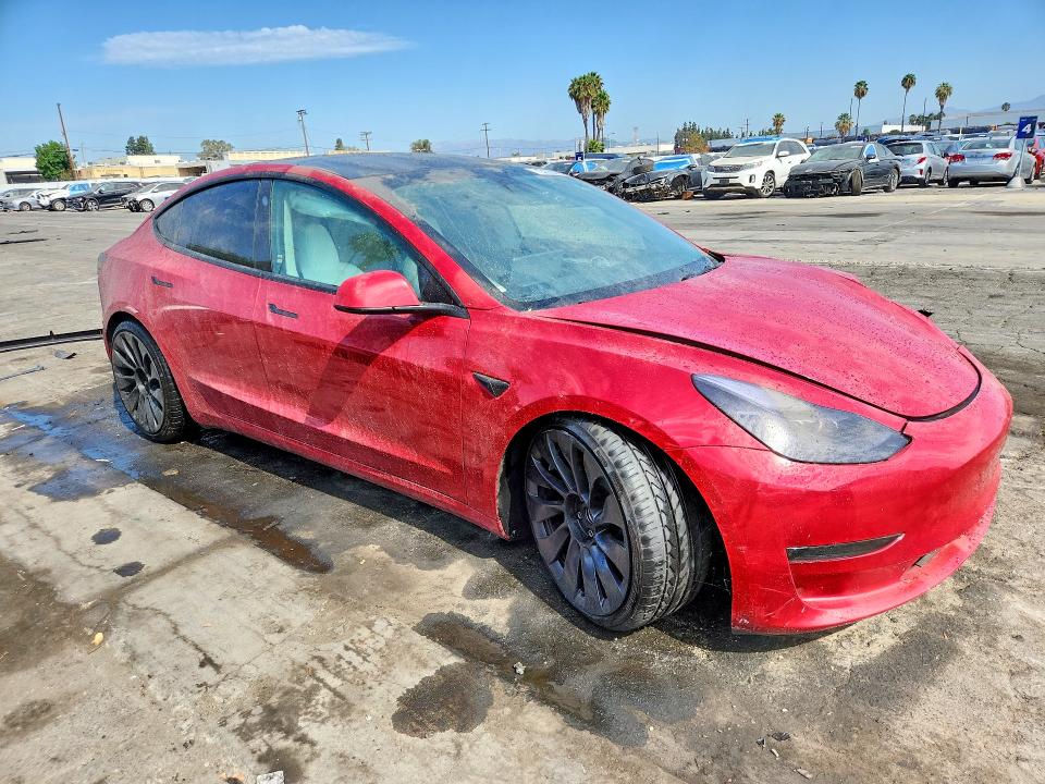 64307786 :رقم المزاد ، 5YJ3E1EC3PF508241 vin ، 2023 Tesla Model 3 مزاد بيع
