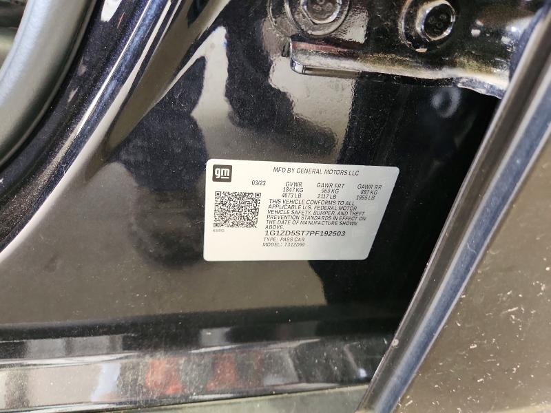 Auction sale of the 2023 Chevrolet Malibu, vin: 1G1ZD5ST7PF192503, lot number: 66775816