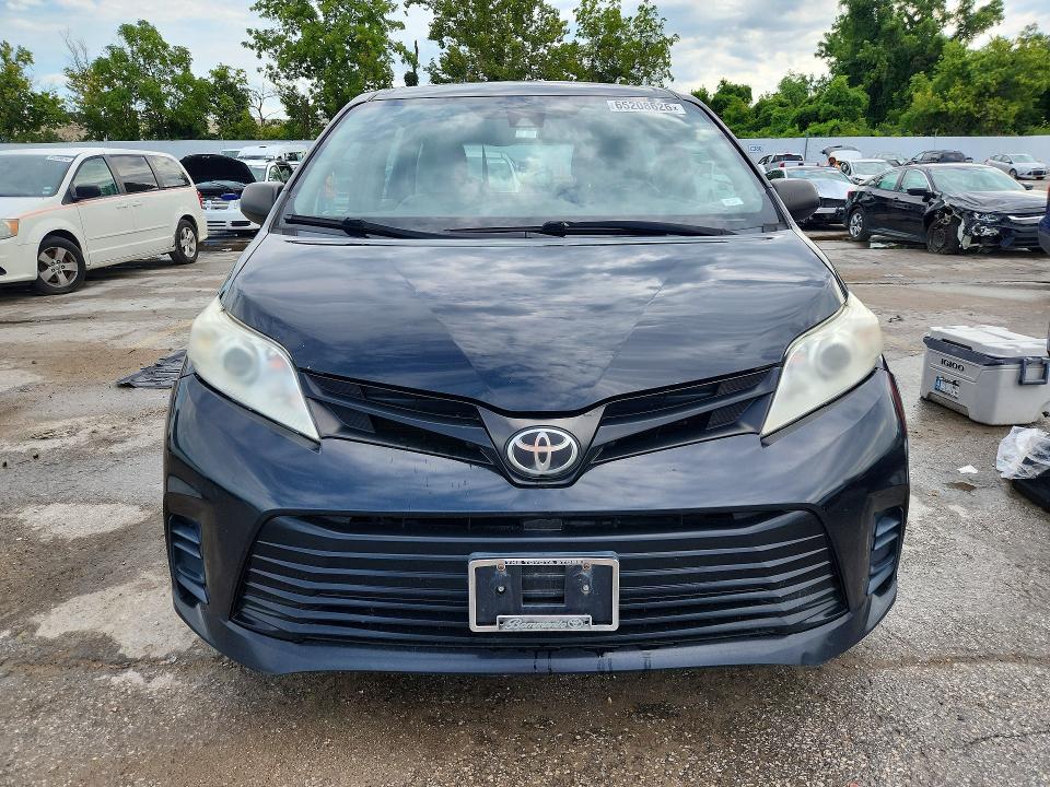 2018 Toyota Sienna მანქანა იყიდება აუქციონზე, vin: 5TDZZ3DC3JS956896, აუქციონის ნომერი: 65208626