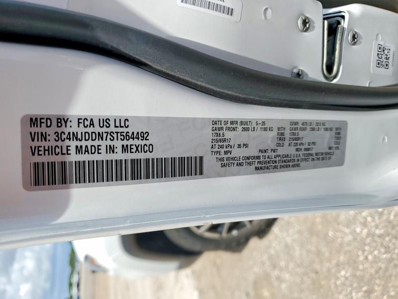 Продажа на аукционе авто 2025 Jeep Compass, vin: 3C4NJDDN7ST564492, номер лота: 66548856