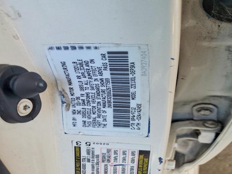 Aukcja sprzedaży 2006 Toyota Corolla, vin: 1NXBR32E66Z677589, numer aukcji: 65182366