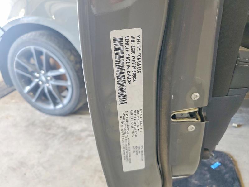 Aukcja sprzedaży 2023 Dodge Charger, vin: 2C3CDXJG7PH646538, numer aukcji: 63578536
